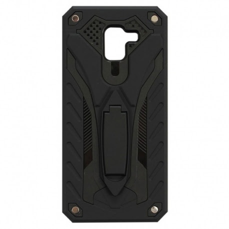 Husa Pentru SAMSUNG Galaxy J6 Plus 2018 - Luxury Armor Phantom TSS, Negru