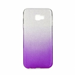 Husa Pentru SAMSUNG Galaxy J4 Plus 2018 - Luxury Shining TSS, Argintiu/Violet