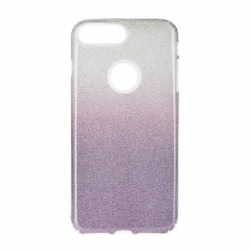Husa Pentru APPLE iPhone 7 Plus / 8 Plus - Luxury Shining TSS, Argintiu/Violet
