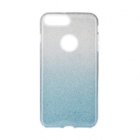 Husa Pentru APPLE iPhone 7 Plus / 8 Plus - Luxury Shining TSS, Argintiu/Albastru