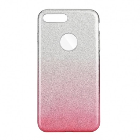 Husa Pentru APPLE iPhone 7 Plus / 8 Plus - Luxury Shining TSS, Argintiu/Roz