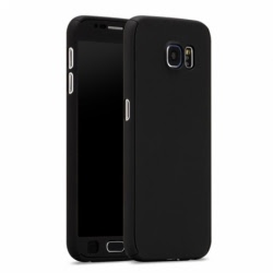 Husa Pentru SAMSUNG Galaxy S7 Edge - 360 Grade Luxury Colorful TSS, Negru