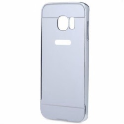 Husa SAMSUNG Galaxy S6 Edge - Luxury Mirror Metal TSS, Argintiu