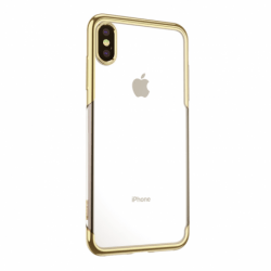 Husa APPLE iPhone XS - Luxury Slim Shiny TSS, Auriu