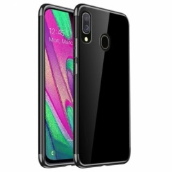 Husa SAMSUNG Galaxy A40 - Luxury Slim Shiny TSS, Negru