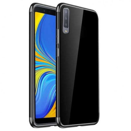 Husa SAMSUNG Galaxy A7 2018 - Luxury Slim Shiny TSS, Negru