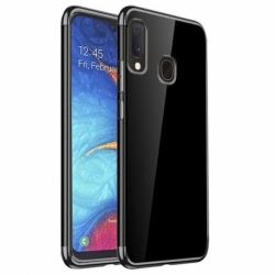 Husa SAMSUNG Galaxy A20e - Luxury Slim Shiny TSS, Negru