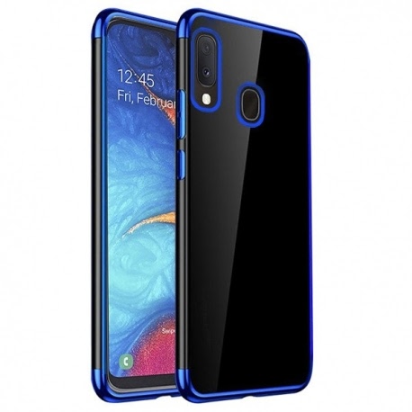 Husa SAMSUNG Galaxy A20e - Luxury Slim Shiny TSS, Albastru