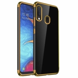 Husa SAMSUNG Galaxy A20e - Luxury Slim Shiny TSS, Auriu