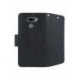 Husa LG Q60 - Fancy Book (Negru)