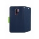 Husa SAMSUNG Galaxy S9 Plus - Leather Fancy TSS, Bleumarin