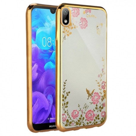 Husa HUAWEI Y5 (2019) - Luxury Glare TSS, Auriu