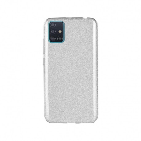 Husa SAMSUNG Galaxy A51 - Luxury Shining TSS, Argintiu