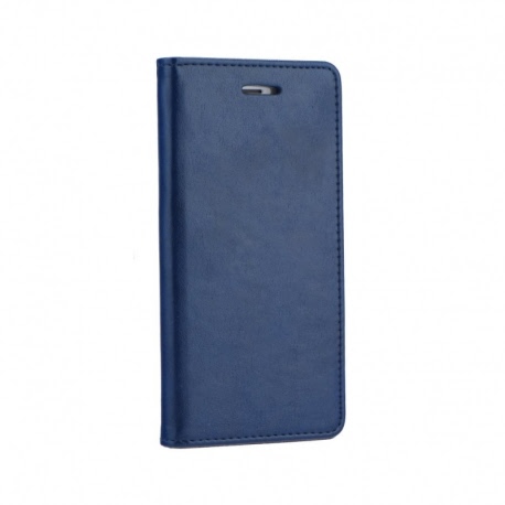 Husa LG G7 ThinQ - Leather Magnet TSS, Bleumarin