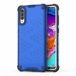 Husa SAMSUNG Galaxy A70 \ A70s - Gel TPU Honeycomb Armor (Albastru)