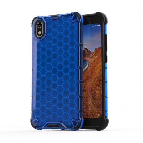 Husa XIAOMI Redmi 7A - Gel TPU Honeycomb Armor (Albastru)