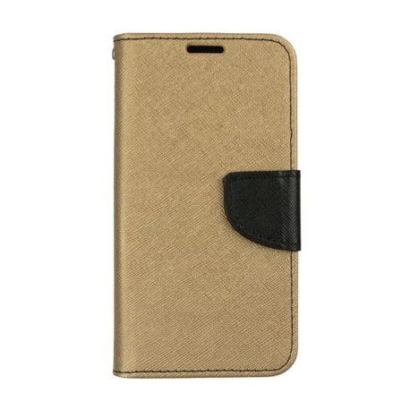 Husa SAMSUNG Galaxy A71 - Fancy Book (Auriu/Negru)