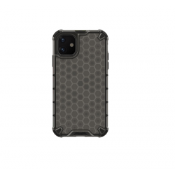 Husa APPLE iPhone 11 - Gel TPU Honeycomb Armor (Negru)