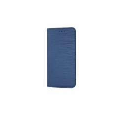 Husa SAMSUNG Galaxy J6 2018 - Flip Denim TSS, Albastru