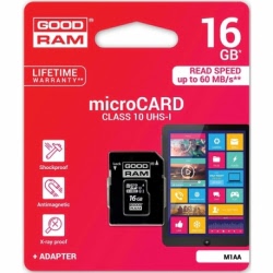 Card MicroSD 16GB (Clasa 10) GoodRam