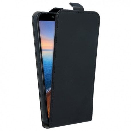 Husa XIAOMI Redmi 7A - Flip Vertical (Negru)