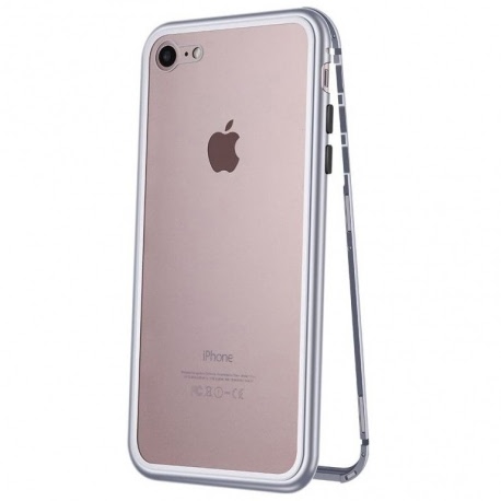 Husa APPLE iPhone SE 2 (2020) - 360 Grade Magnetic (Argintiu)