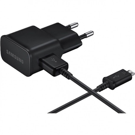 Incarcator compatibil 2A SAMSUNG + Cablu MicroUSB (Negru) Fast Charge EP-TA12EBE BLISTER