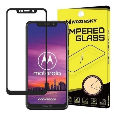Folie de Sticla 5D Full Glue MOTOROLA One (P30 Play) (Negru) Case Friendly Wozinsky
