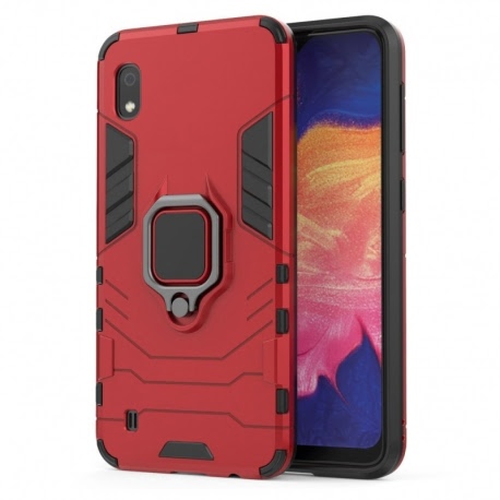 Husa SAMSUNG Galaxy A10 - Ring Armor (Rosu)