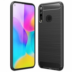 Husa Pentru HUAWEI P40 Lite E - Carbon, Negru, FORCELL