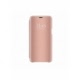 Husa HUAWEI P30 Lite - Flip Wallet Clear (Roz-Auriu)