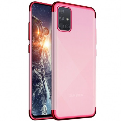 Husa SAMSUNG Galaxy A71 - Plating Soft (Rosu)