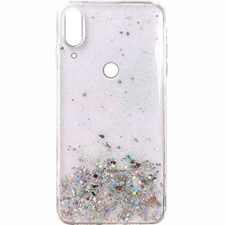 Husa SAMSUNG Galaxy A40 - Glitter Lichid Star (Transparent) Wozinsky