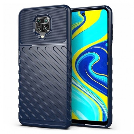 Husa XIAOMI Redmi Note 9 Pro - Thunder Armor (Bleumarin)