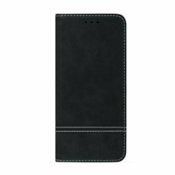 Husa SAMSUNG Galaxy A20e - Suede Book (Negru)