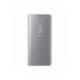 Husa SAMSUNG Galaxy A40 - Flip Wallet Clear (Argintiu)