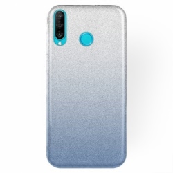 Husa HUAWEI P30 Lite - Forcell Shining (Argintiu/Albastru)