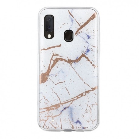 Husa SAMSUNG Galaxy A20e - Marble No1 (Alb) FORCELL