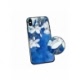 Husa SAMSUNG Galaxy A41 - Flowers 3D (Albastru)